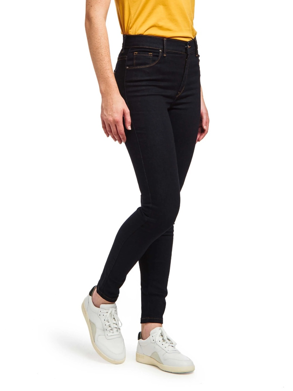 Mott & Bow HIGH RISE SKINNY MOORE JEANS in Dark Wash Size w27 x L28